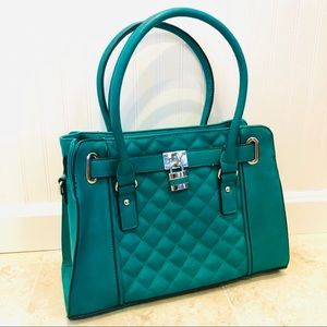 Charming Charlie Turquoise Shoulder Bag Purse